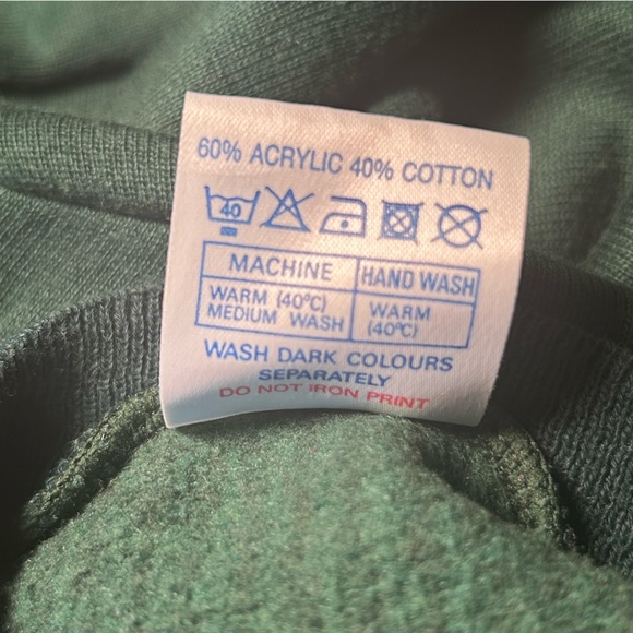 NWOT Authentic Oxford Varsity Tennis Sweatshirt Preppy Collegiate Old Money - Picture 9 of 9